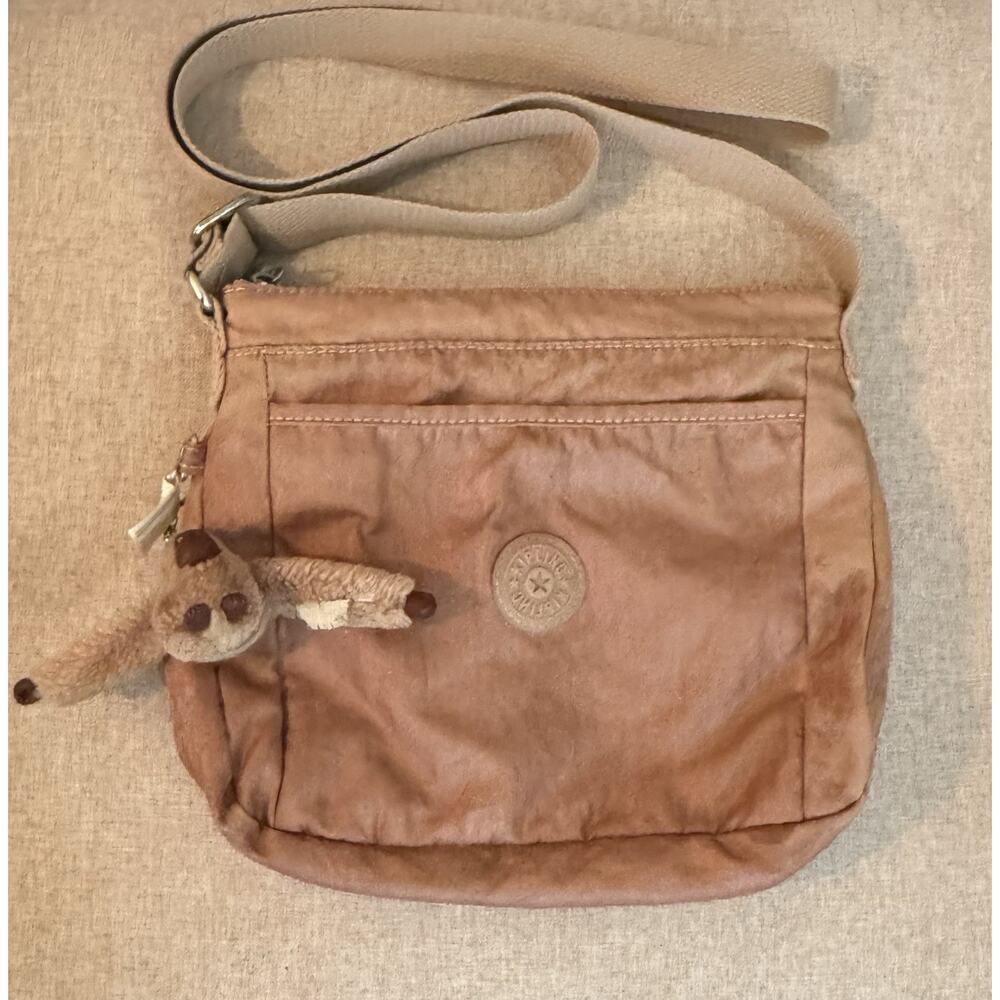 Kipling Sebastian Crossbody Bag Nylon Purse Pink